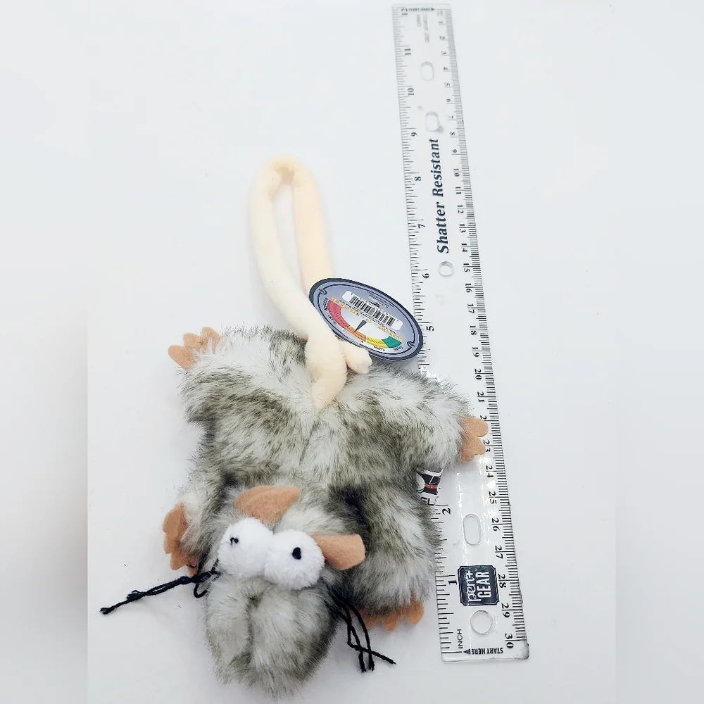 Combo Critter Frosted Rat with Catnip Pocket Realistic‎ Design